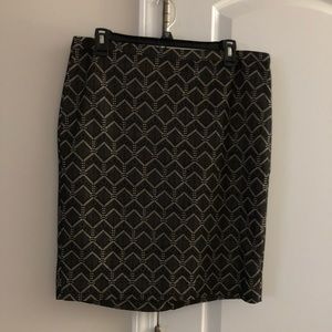 The Limited Lace Overlay Skirt